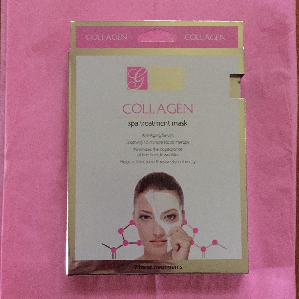COLLAGEN SPA TREATMENT ANTI-AGING MASK 2 Pack NIB.